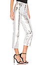 view 2 of 4 PANTALÓN CUERO 297 in Silver