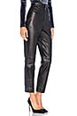 view 2 of 4 Leather Pant 417 in Black