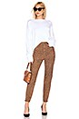 view 4 of 4 Leopard Leather Pant in Leopard