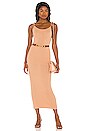 view 4 of 4 Daya Midi Skirt in Tan