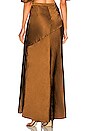 view 3 of 4 Dalya Skirt in chocolate brown