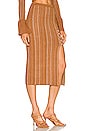 view 2 of 5 Vance Midi Knit Skirt in Bronze