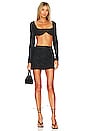 view 4 of 4 Donna Micro Mini Skirt in Black