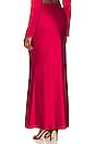 view 3 of 4 Preston Column Maxi Skirt in Red