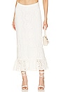 view 1 of 5 Armaita Midi Skirt in Cannoli Cream