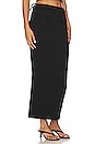 view 2 of 4 Lorenza Cinched Maxi Skirt in Black