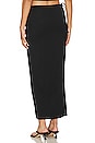 view 3 of 4 Lorenza Cinched Maxi Skirt in Black