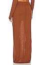 view 3 of 4 Bennett Maxi Skirt in Chocolate Brown