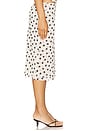 view 3 of 6 Carla Skirt in Cream And Black Dot