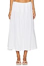 view 1 of 6 Emmy Midi Skirt in White