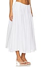 view 2 of 6 Emmy Midi Skirt in White