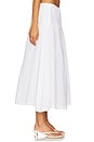 view 3 of 6 Emmy Midi Skirt in White