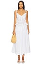 view 5 of 6 Emmy Midi Skirt in White