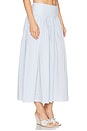 view 2 of 6 Brigette Midi Skirt in Light Blue Gingham