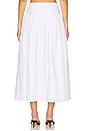 view 4 of 6 Brigette Midi Skirt in White