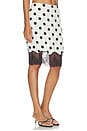 view 3 of 7 JUPE AVELINE in Ivory And Black Polka Dot