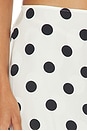 view 7 of 7 JUPE AVELINE in Ivory And Black Polka Dot