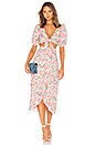 view 4 of 4 FALDA MIDI 148 in Pink Blooms