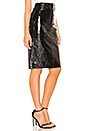 view 2 of 4 Patent Pencil Skirt in Black