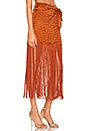 view 2 of 4 Oriana Skirt in Rust
