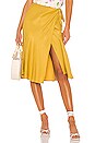 view 1 of 4 FALDA ALTA DE LA CINTURA ALESSA in Ochre