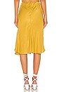 view 3 of 4 FALDA ALTA DE LA CINTURA ALESSA in Ochre