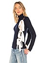view 1 of 4 Sweater 507 in Navy and Cream