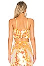 view 3 of 5 Square Tank With Back Slit in Gold Champagne
