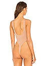 view 4 of 5 High Hip Bodysuit in Tan