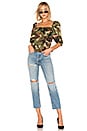 view 4 of 4 Shirred Top in Camo