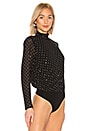 view 3 of 6 BODY LUCIANA in Black With Crystal