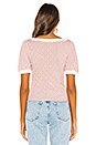 view 3 of 4 TOP MANGA CORTA GIA in Baby Pink