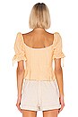 view 3 of 4 Apollonia Top in Ivory and Yellow