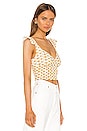 view 2 of 4 Maggi Top in White and Yellow