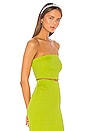 view 2 of 6 TOP SIN TIRANTES MIMI in Lime Green