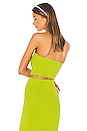 view 3 of 6 TOP SIN TIRANTES MIMI in Lime Green