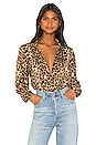 view 1 of 5 BODY MANGA LARGA GABRIELLA in Leopard