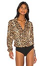 view 2 of 5 BODY MANGA LARGA GABRIELLA in Leopard