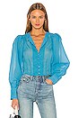 view 1 of 6 Salma Top in Cerulean Blue
