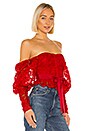 view 3 of 5 Donna Top in Red