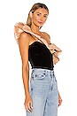 view 2 of 5 Alexis Top in Black and Nude