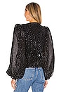 view 3 of 5 Francis Top in Black & Silver