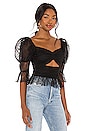 view 2 of 5 Dolores Top in Black