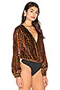 view 3 of 6 Bodysuit 69 in Dotty Velvet