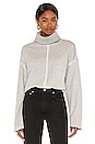 view 1 of 4 Essex Turtleneck Sweater in Heather Grey
