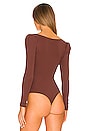 view 4 of 5 Sweetheart Bodysuit in brown