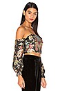 view 2 of 5 Top 109 in Floral Jacquard