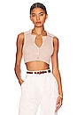 view 1 of 4 Netto Collared Top in Pale Mauve