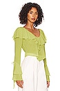 view 2 of 4 BLUSA ELAINE in Key Lime