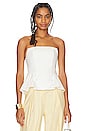 view 1 of 5 Nicoletta Corset Top in White